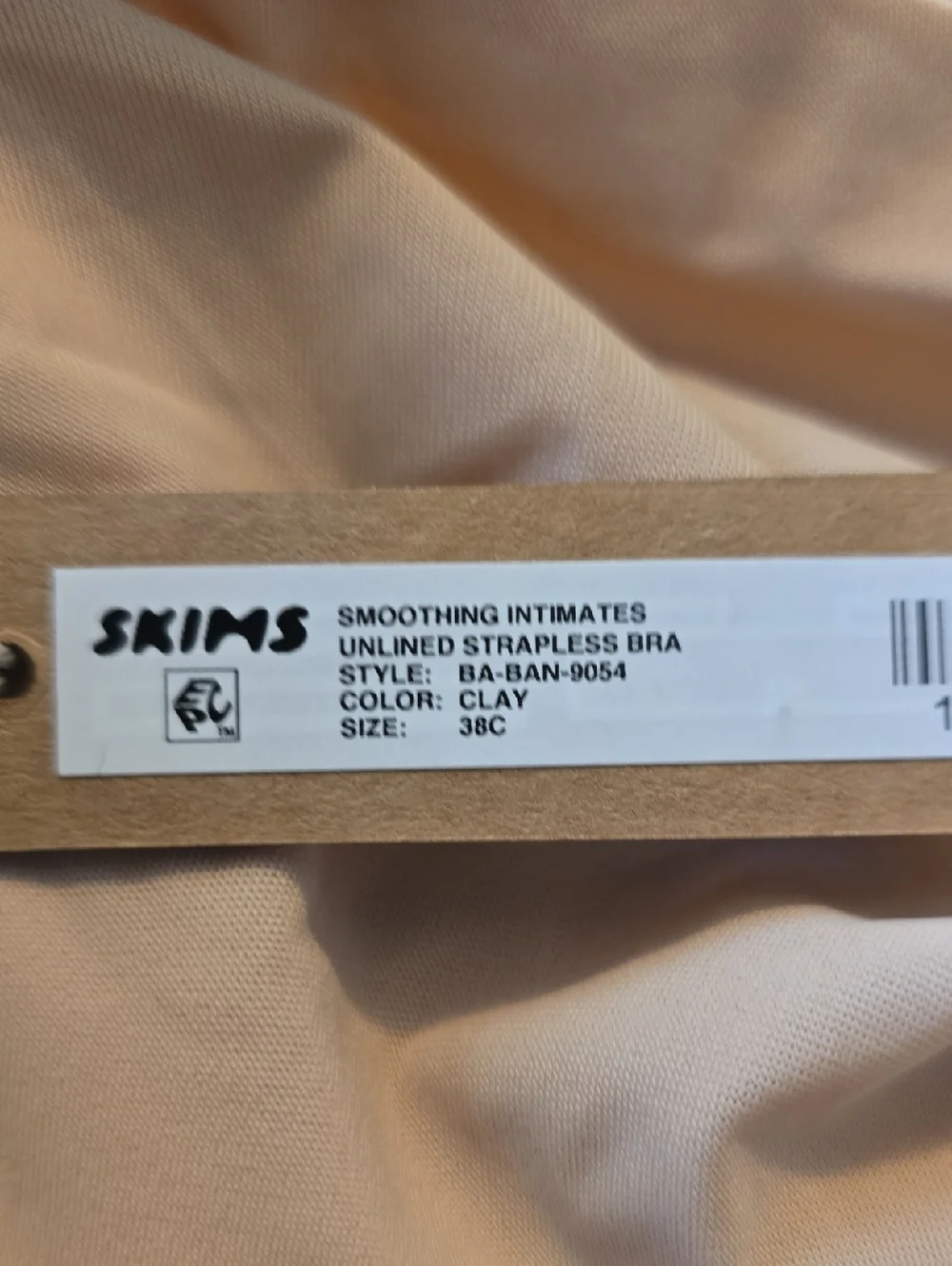 SKIMS Women's 38C Smoothing Intimates Unlined Strapless Bra New w/ Tags! - Picture 3 of 4